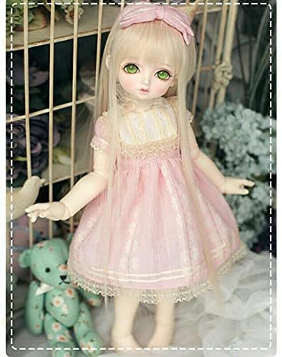 Miniatura 7 de 14 BJD Muñeca Niñas Ojos Cara Maquillaje Ropa Peluca Cabello Resina Juguetes Muñecas Set Completo