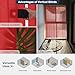 Fabric Vertical Window Blinds, Cordless Sliding Door Blinds & Shades, Privacy Window Shades, Vertical Blinds for Doors, Sliding Blinds, Red