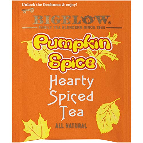 image for Bigelow Tea Bigelow Pumpkin Spice Black Tea Bags, 18 Count Box (Pack o