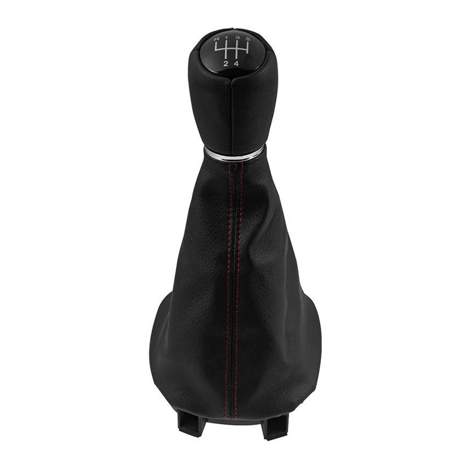Zncojl Black Car Gear Stick Knob For Seat For Leon Mk1 1998-2006 5/6 Speed Mt Gear Shift Knob Lever Stick Gaiter Boot Cover No Modification Required