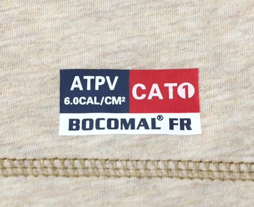 Image of BOCOMAL FR Neck Gaiter Face Mask for Summer 4oz EX Lightweight Flame Resistant Welding Hood-CAT1