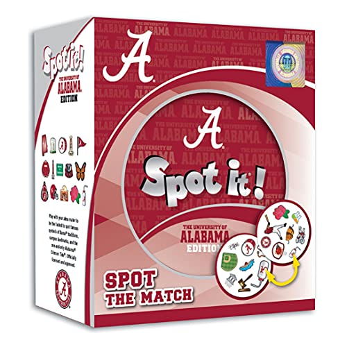 MasterPieces NCAA Alabama Crimson Tide Spot It! Card Game