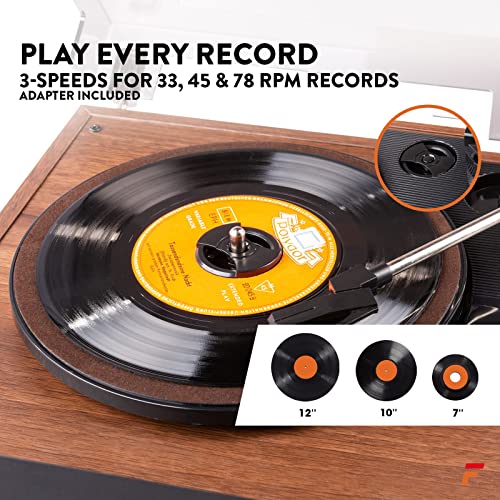 Fenton RP135WSET – Platine Vinyle Haut-parleurs en Bois, Platine Vinyle Bluetooth, Tourne Disque, Enregistrement MP3 Via… - Les Beatles, Paul McCartney, John Lennon, RIngo Starr, George Harrison Fenton RP135WSET - Platine Vinyle Haut-parleurs en Bois, Platine Vinyle Bluetooth, Tourne Disque, Enregistrement MP3 Via… – Image 8
