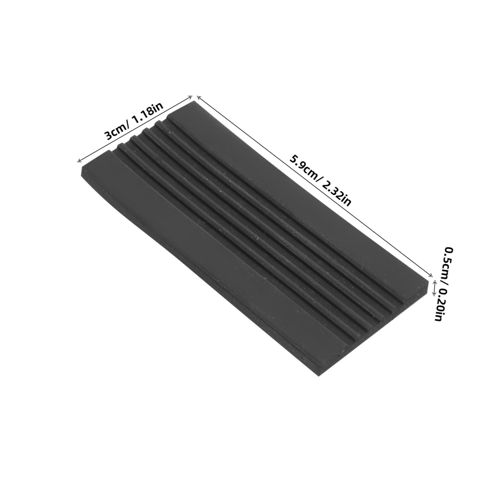 KESYOO 1 Pair Non-slip Bass Drum Pedal Pads Mute Pads For Enhanced Stability Drum Pedal Guard For Practice And Performance Instrument Accessory