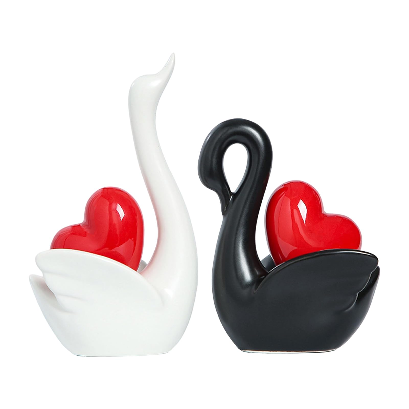 Osniyaw G Ceramic Oose Couple Figures, Lover Statues, Ornament, Decorative Sculptures For Home, Office, Decoration, Collectible, Couple Figure