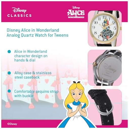 Disney's Alice analog quartz watch - Image 3