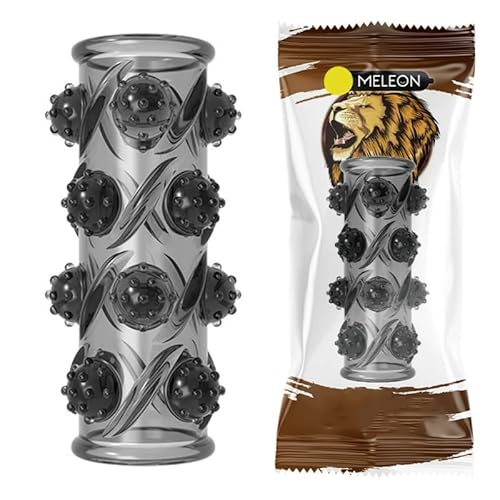 QiKKago Nuevo Accesorio De Manga De Fitness CilíNdrica De Silicona Semi Transparente, Hueco, con Patrones Punteados En La Superficie para Mejorar La Resistencia Y La Eficacia del Ejercicio, K+5