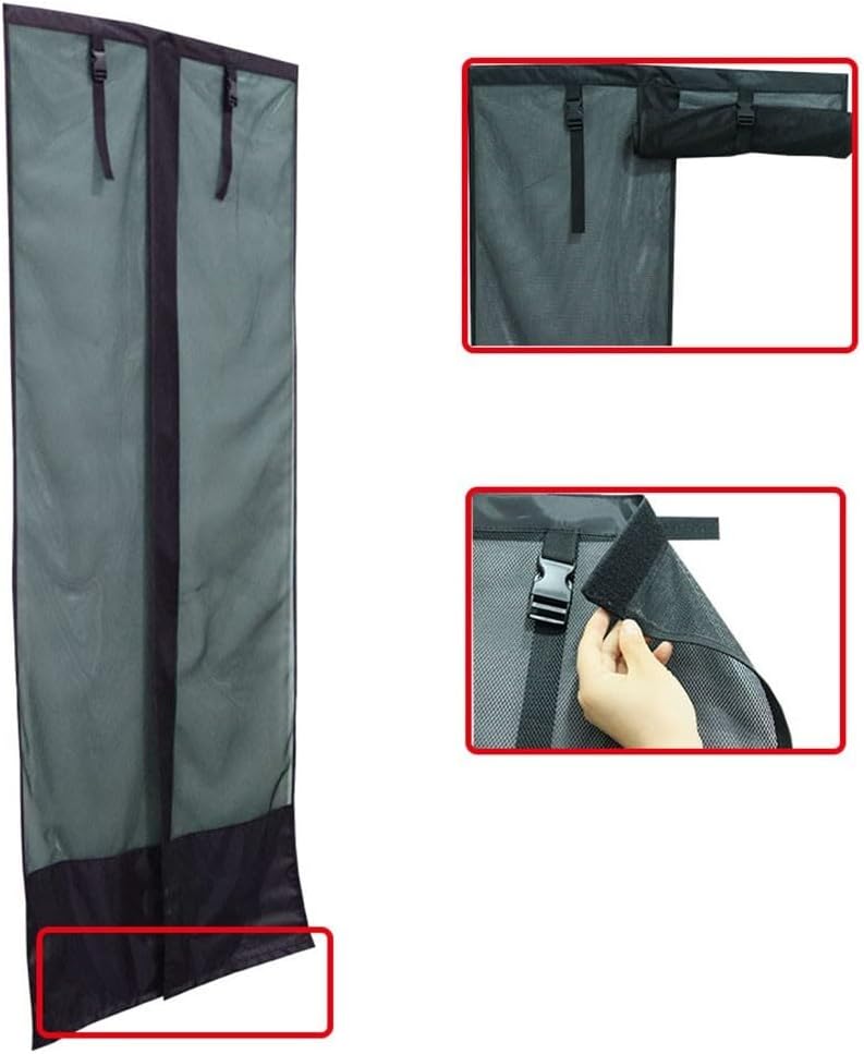 Door Curtain for Insect Defense Breathable Roller Shutter for Camping Comfort