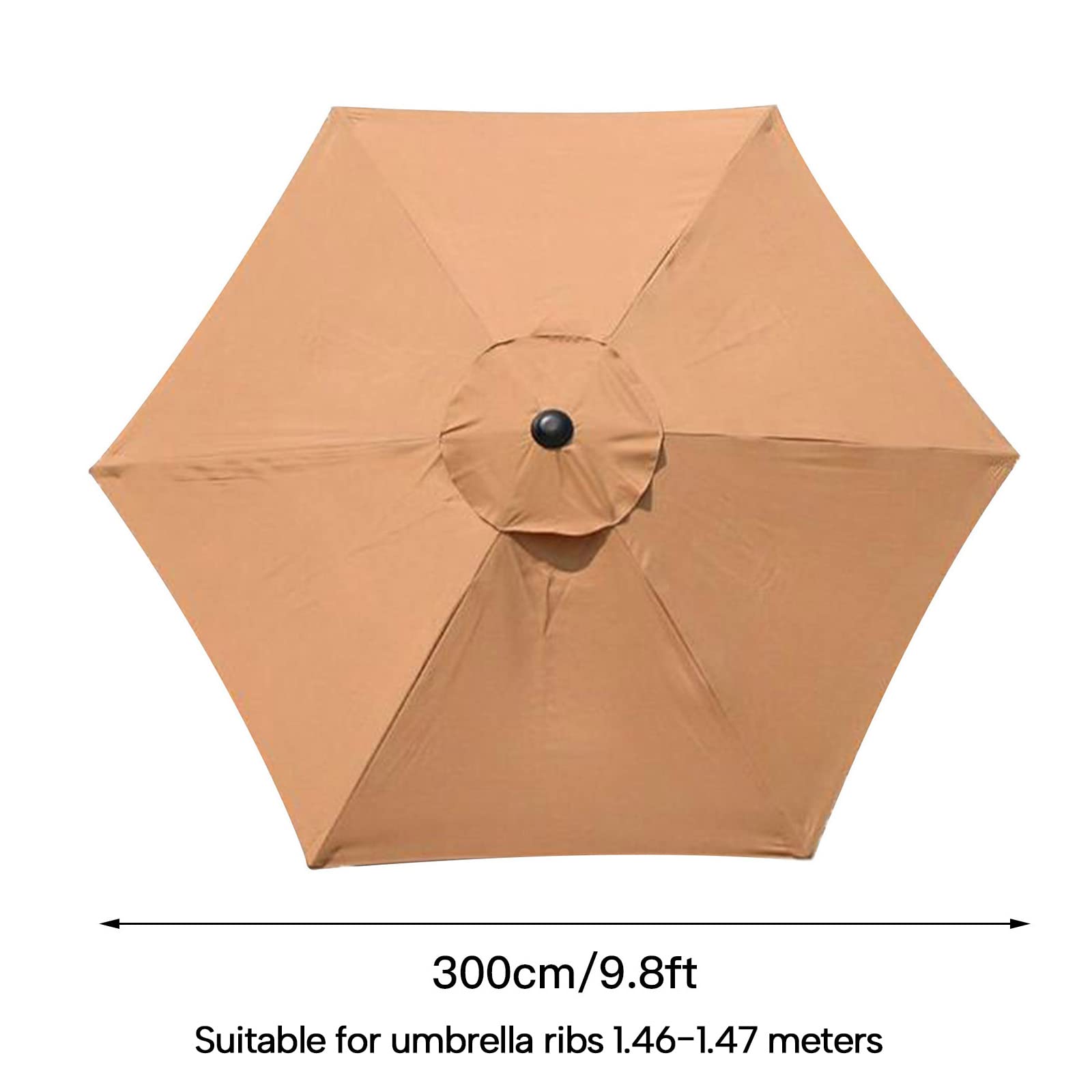 Copertura per ombrellone, panno di ricambio per ombrellone, accessorio per interni ed esterni, giardino, cortile, decorazione, copertura per ombrello