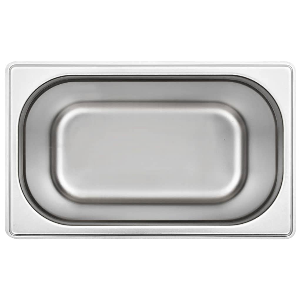 Bandejas Gastronorm 4 unidades GN 1/4 200 mm acero inoxidable ,Casa y jardín,Cocina y comedor,Accesorios para aparatos de cocina,Accesorios para mesas de vapor,Cubetas para mesas de vapor-50904