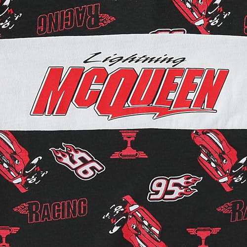 Image of Disney Cars Lightning McQueen Boys 2 Piece Short Sleeve T-Shirt and Shorts Set for Toddler and Big Kids