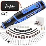 8V Cordless Rotary Tool Kit with 135pcs Accessories, 2.8Ah Battery Rechargeable Engraving Pen with LED Light, 5-Speed 30000RPM Power Rotary Tools for Drilling Grinding Sanding Polishing Cutting