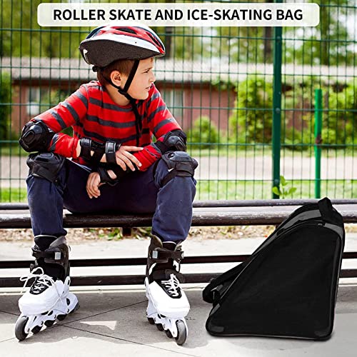 Saco de patinagem de rolo, Sacos de, em linha e patins com bolsos de capacidade de três camadas, Bol