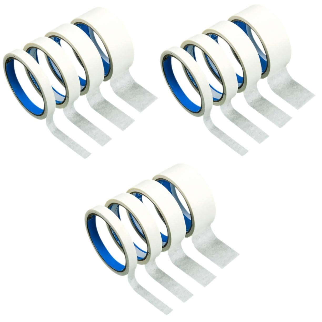 STOBOK 12rollos Cinta De Enmascarar Autoadhesiva Para Manualidades Para Decoraciones Temporales y Proyectos De Dibujo Estudiantil