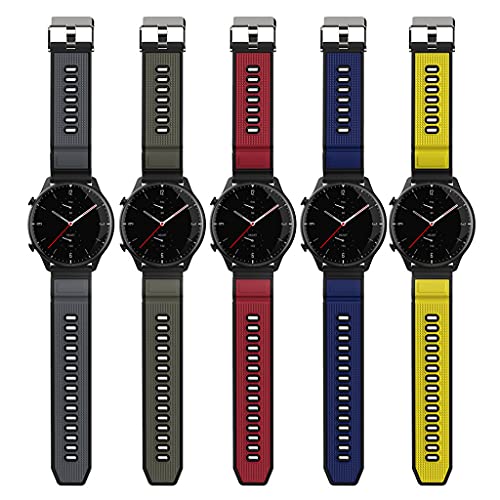 Double-Sided Color Silicone Wrist Band Straps for Watch Strap for Smart Watch Replaceable Watchband3