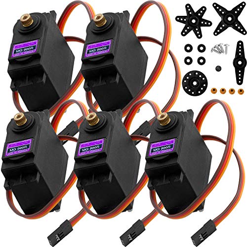 ✅ Velocità operativa: 0.17sec / 60° (4.8V senza carico) Temperatura di funzionamento: -30°C a 60°C.