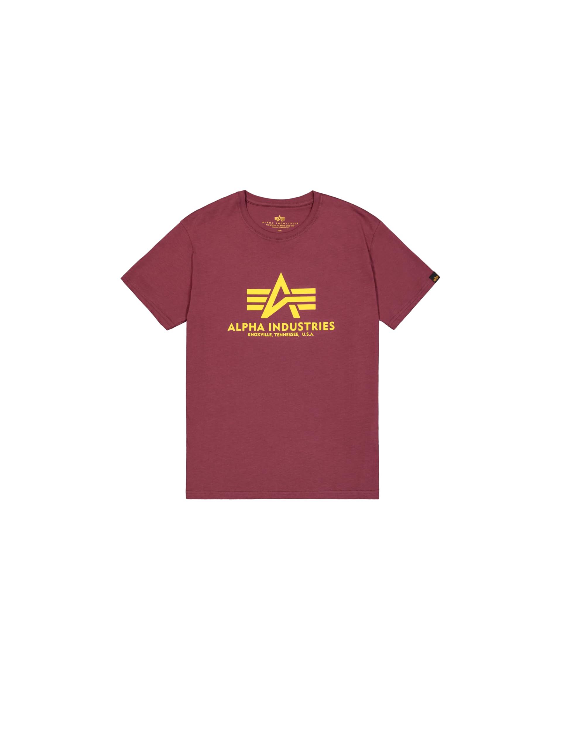 Alpha Industries Basic T-Shirt for Men Burgundy