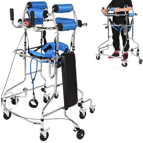 GNbow Andador Vertical Ligero, Ayuda para Caminar para Discapacitados, Marco de pie para Rehabilitación de Hemiplejia, Adecuado para Alturas de 150 a 180 cm, Hombres