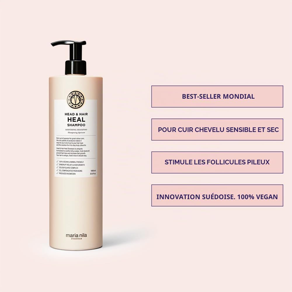 Maria Nila Head & Hair Heal Shampooing Anti-Pelliculaire Apaisant