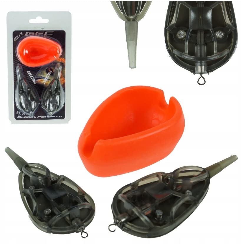 Angel Berger Maden Futterkorb bebleit 25g Maggot Feeder Blei u. Futterkörbe