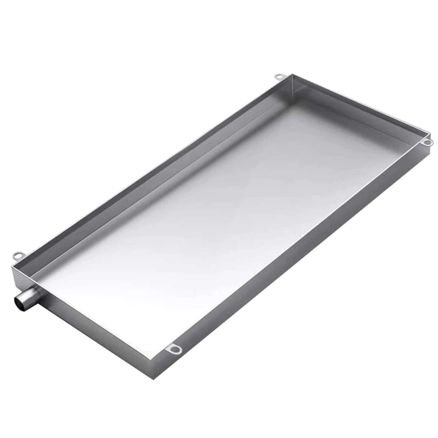 Bandeja de Goteo para Aire Acondicionado portátil con desagüe, Bandeja de recolección de Agua de Acero Inoxidable a Prueba de Fugas y Manguera para una gestión eficiente del condensado.