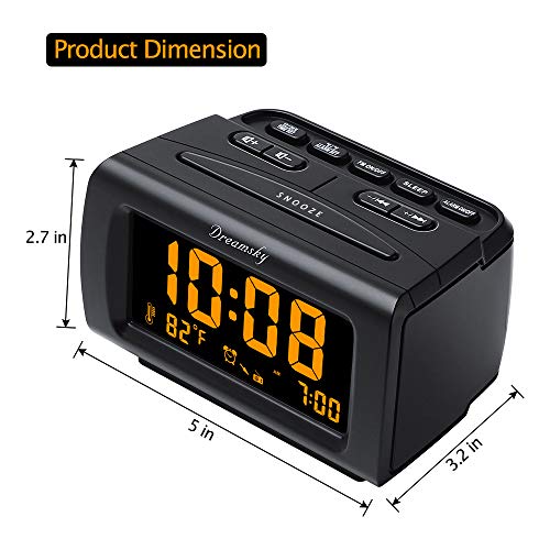 Dreamsky DS206 Alarm Clock Radios For Bedrooms thumb #5
