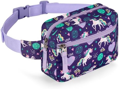 Choco Mocha Fanny Pack for Girls Kids Fanny Pack 6-8 Girls Belt B...