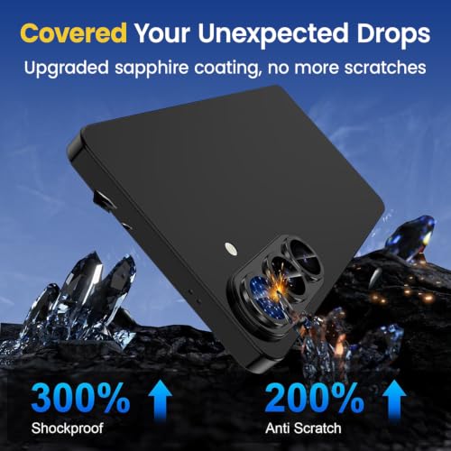 Image of Czartech Camera Lens Protector for Samsung Galaxy S26 / S26+ (Black) | Anti-Scratch, HD Clear Camera Tempered, Bubble-Free Glass, Easy Installation, 9H Hardness, Case-Friendly