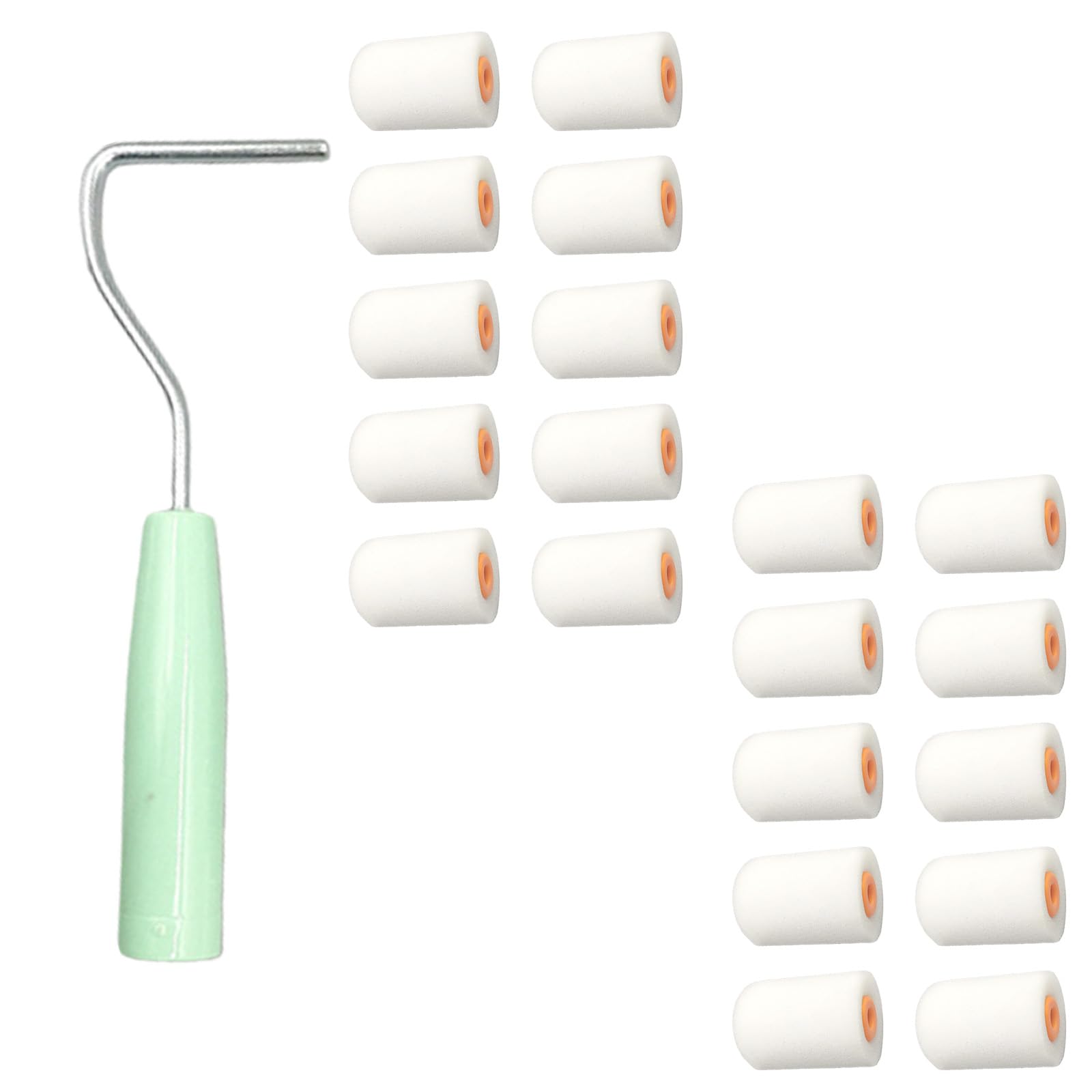 Flexible Sponge Thumb Roller Featuring Lightweight Design and Easy Clean Surfaces Sponge Roll Brush for Tasks Highly Density Roll Brush Thumb Paint Roller with Ergonomic Handle