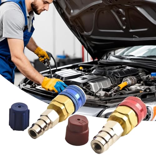 Raccord rapide AC haute et basse pression pour recharge clim - 8