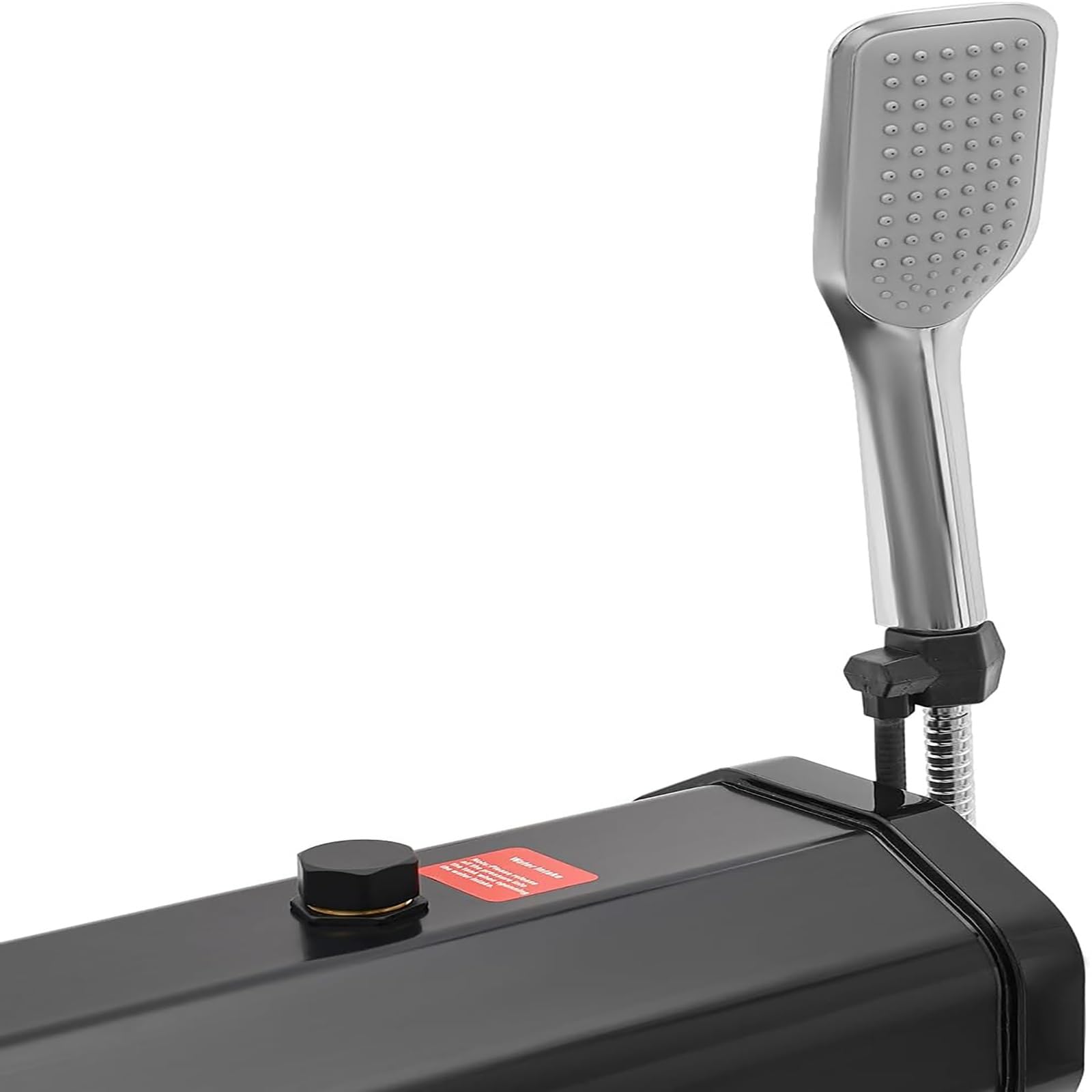 Przenośny zbiornik na wodę na kemping, prysznic montowany na dachu, zaopatrzenie w wodę do pojazdów, idealny na wycieczki samochodowe i przygody turystyczne