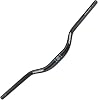 UPANBIKE Mountain Bike Handlebar 31.8mm, Aluminum Alloy MTB Bicycle Riser Handlebar Extra Long 700mm with Paint Matte Surface (Black, 700mm)