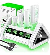 Rechargeable Controller Battery Pack with Charger Station for Xbox Series X/S/Xbox One X/S/Elite ...