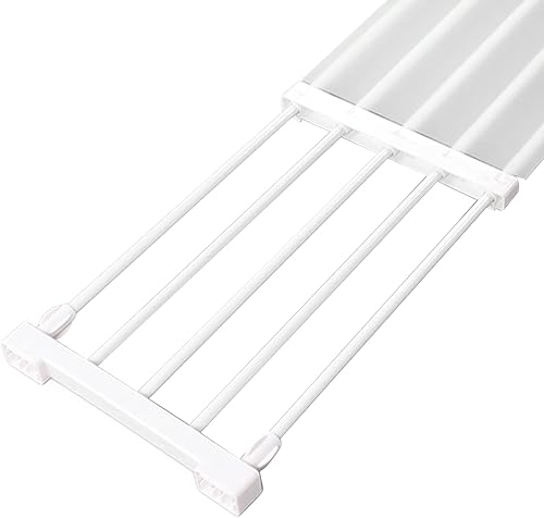 Miniatura 8 de Estante de almacenamiento divisor de gabinete de bricolaje, expandible de 44 libras, con soporte de carga para añadir espacio adicional, estante de