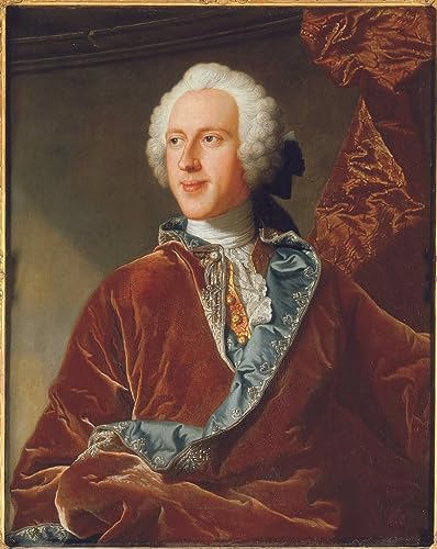 Cuadro de lienzo de retrato clásico para salón, réplica Hyacinthe Rigaud 60x90cm