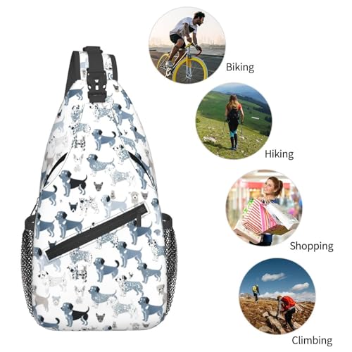 Mochila cruzada con estampado de perro Dachshund miniatura 6