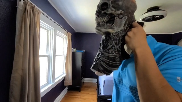 Masque De Crâne Halloween Avec Mâchoire Mobile - En Latex Naturel - Pour Adultes - Effrayant Et Réaliste - Pour Cosplay Et Fêtes - 7
