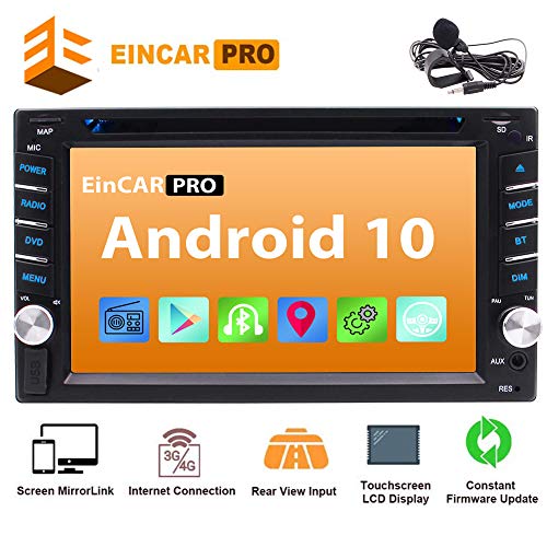 Double Din Car Stereo Android 9.0 Car DVD CD Player with GPS Navigation