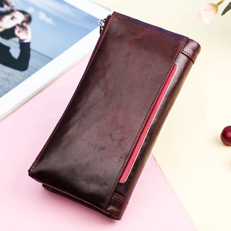 Women Wallet Leather Wallet Card Holder Female Long Purse Phone Pocket Large Capacity Clutch Wallets3
