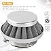 QAZAKY 42mm 43mm 44mm Filter for 33cc 43cc 47cc 49cc 50cc 52cc Minimoto 2-stroke Engine ATV Quad Scooter Go Kart Moped Pit Dirt Mini Pocket Bike Chopper China X1 X2 X3 X6 X7 X8