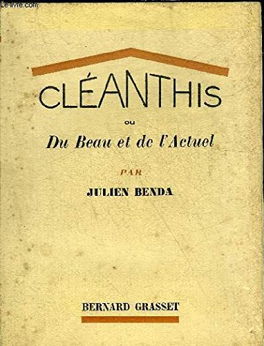 Cléanthis ou Du Beau et de l'Actuel.