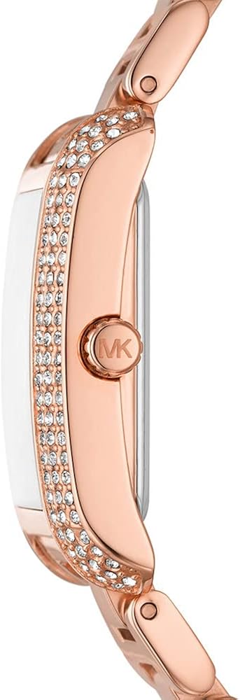 Michael Kors orologio da donna Emery in acciaio inossidabile mano, 33 millimetri dimensione della cassa con bracciale in acciaio inox Michael Kors orologio da donna Emery in acciaio inossidabile mano, 33 millimetri dimensione della cassa con bracciale in acciaio inox