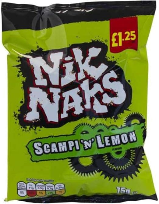 Nik Naks Scampi 'N' Lemon 75g