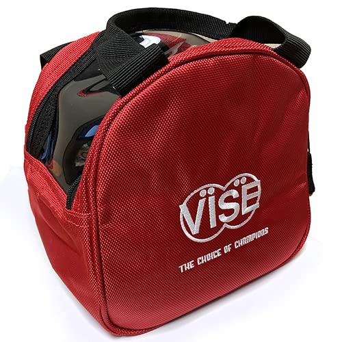 Vise Bowling Single Tote Add-on Bowling Bag, Red