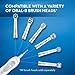 Oral-B 3D White Brilliance Whitening Battery Power Electric Toothbrush, White
