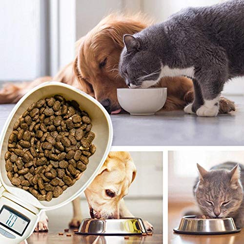 KAIXIANG Escala De Medição Eletrônica Para Cães De Estimação Cat Food Colher De Água Portátil Removí