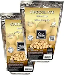 Chocolate Branco em Gotas Zero Lactose Ouro Moreno 2x 500g