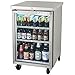 Beverage-Air BB24G-1-S 24" One Glass Door Back Bar Refrigerator 7.8 cu. ft. Capacity Stainless Steel Exterior and Rear Mounted