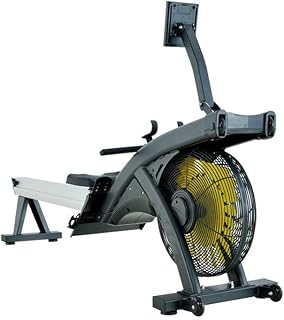 SMSOM Magnetic Rowing Machine Foldable Rower with LCD Monitor,Commercial wind resistance rowing machine gym indoor silent paddle rowing sports equipment