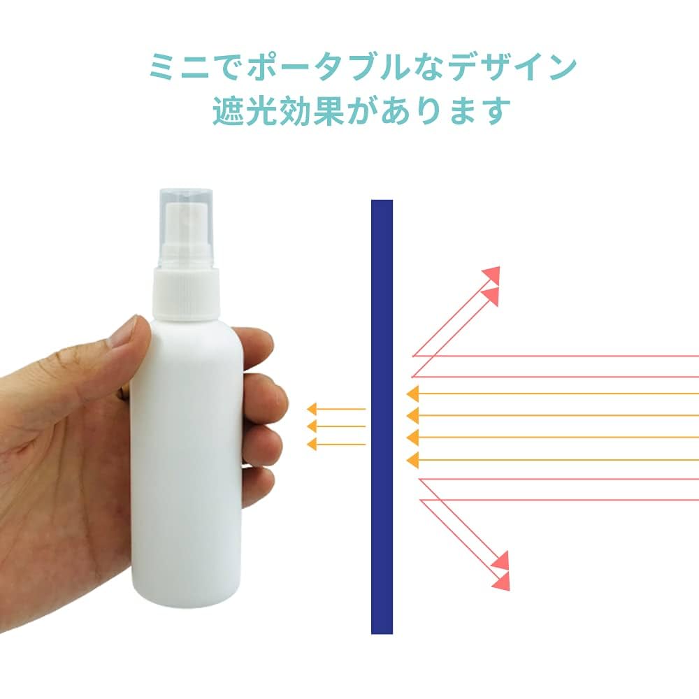 スプレーボトル　100ml アルコール対応　100個セット　HDPE 遮光 携帯スプレーボトル □100ml 【スプレーボトル アルコール対応